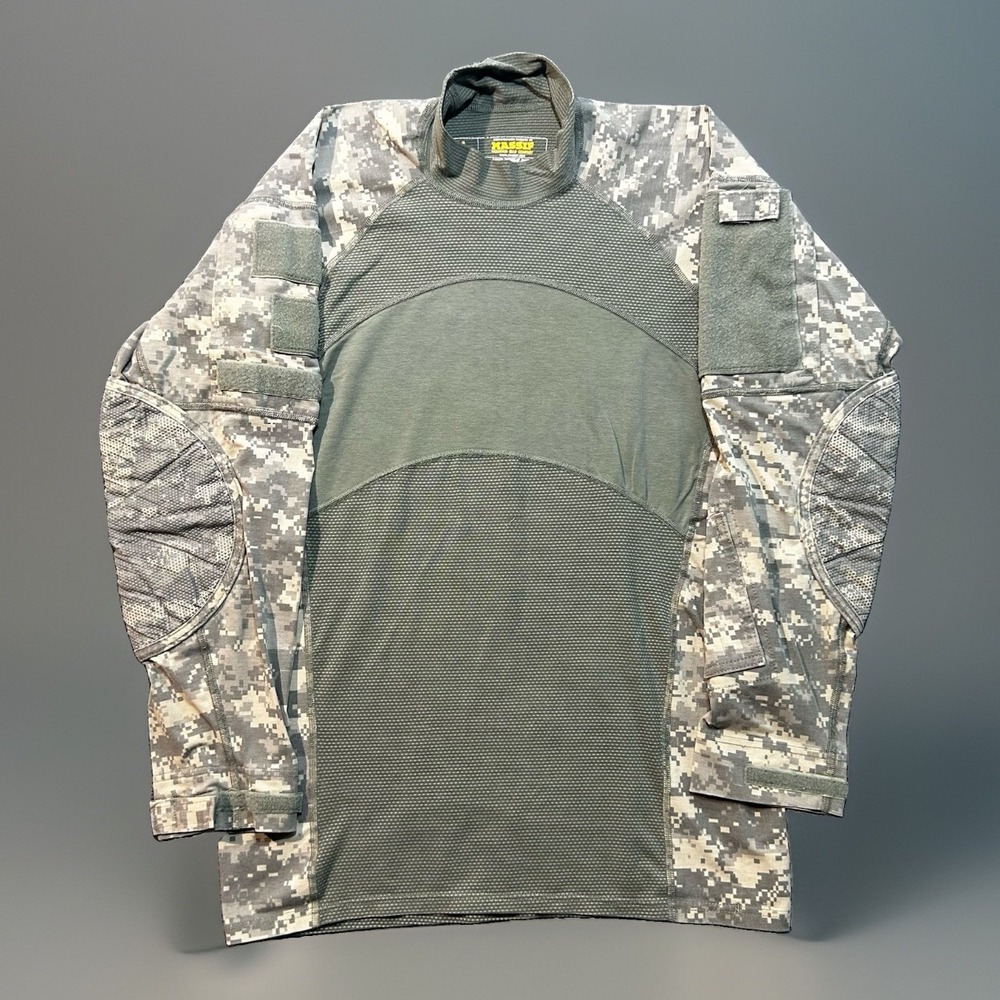 Massif Army Combat Shirt Large L ACU Digital Camo Flame Resistant FR ACS USGI